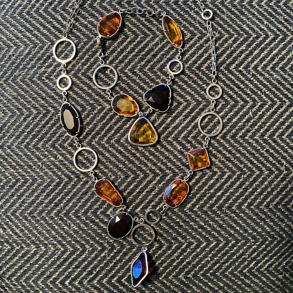 Amber Necklace and Bracelet - European Designer